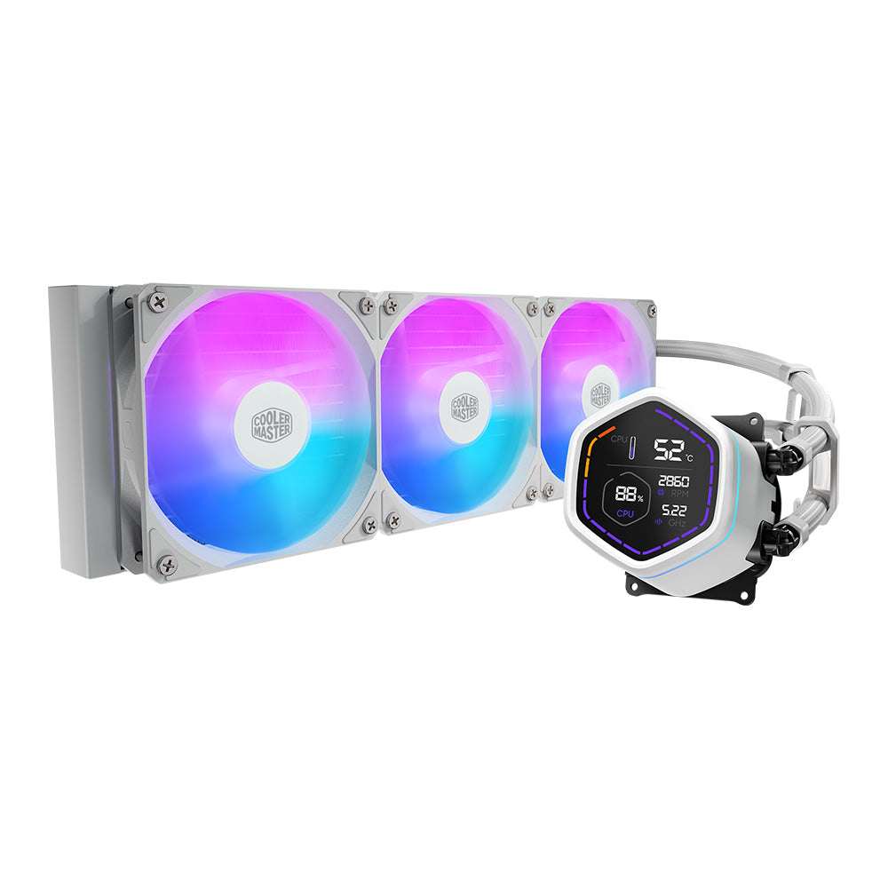 Cooler Master MasterLiquid Core Nex Digital 360 ARGB - White