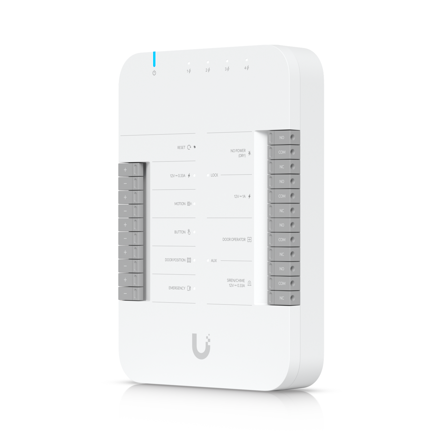 Ubiquiti UniFi Access Door Hub,Single Door Entry Mechanism,PoE Power, Support UA-LITE& UA-PRO,Four Inputs &12v Dry Relays for Most Door Lock