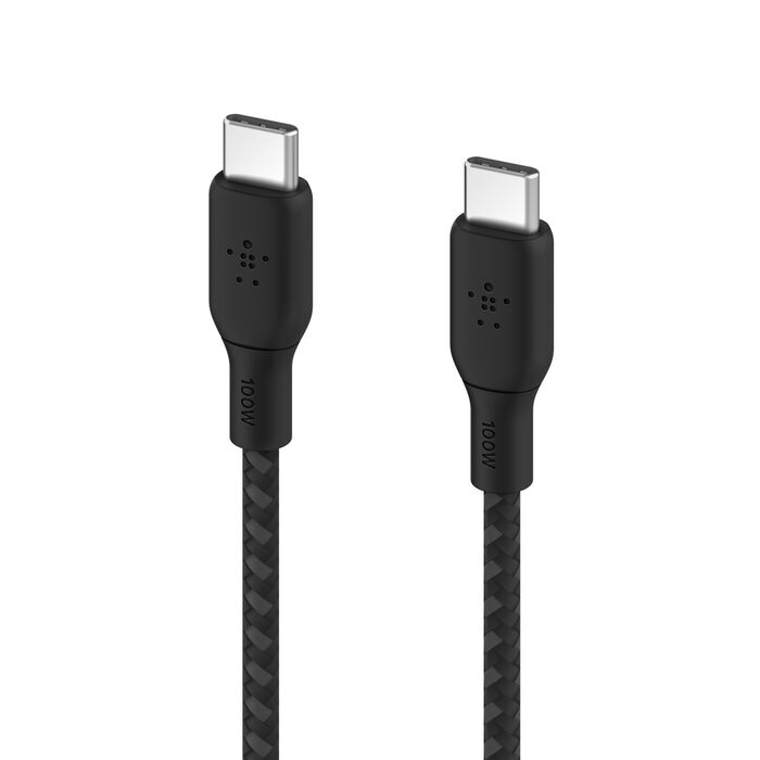 Belkin BoostCharge Braided USB-C to USB-C Cable 3M - Black