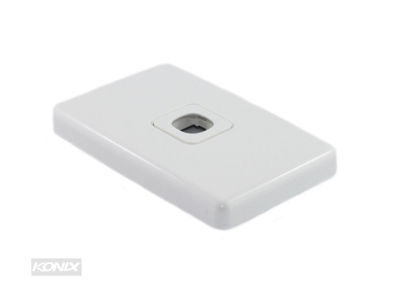 1 Port Australian Style RJ45 Wall Plate