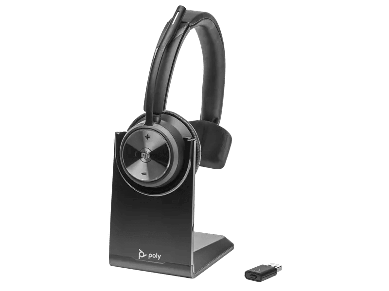 Poly Savi 7310 MS Mono DECT Headset D400 USB-A Dongle