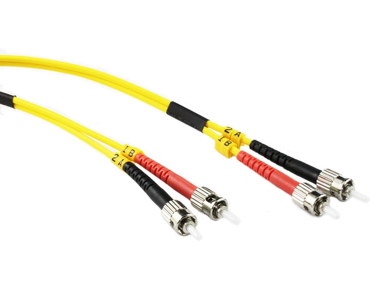 15M ST-ST OS1/OS2 9/125 Singlemode Duplex Fibre Patch Cable