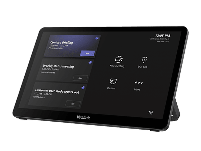 Yealink MTOUCHPLUS-EXPACKAGE 11.6" Extended Touch Control for MVC, PoE, Cat5e Cable 7m