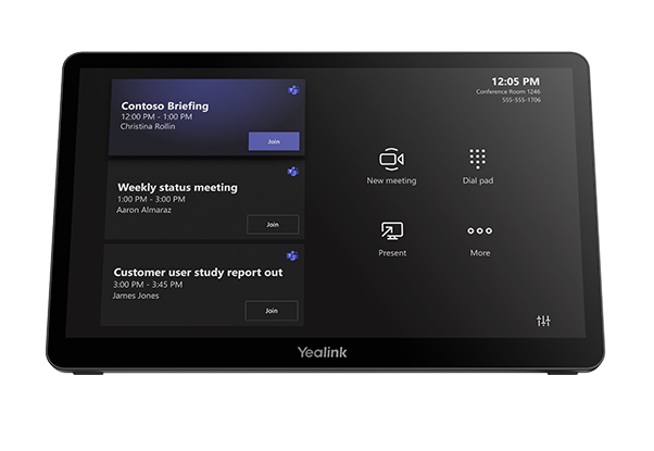 Yealink MTOUCHPLUS 11.6" Touch Control for MVC Series, PoE, Cat5e Cable 7m