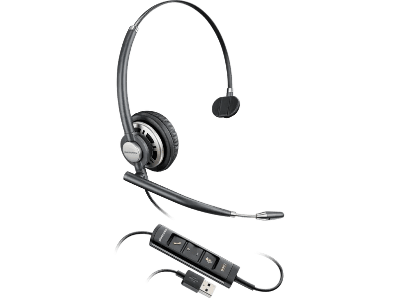 Plantronics EncorePro HW715 UC Mono Corded Headset USB-A