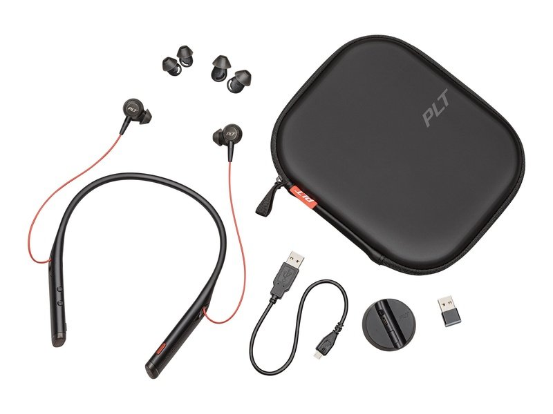 Plantronics Voyager B6200 Earbud Neckband Wireless UC Stereo Headset USB-C