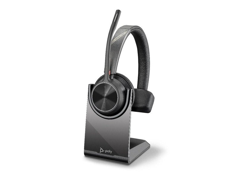 Poly Voyager 4310 OTH Wireless UC Mono Headset W/Charging Stand BT700 Dongle USB-A
