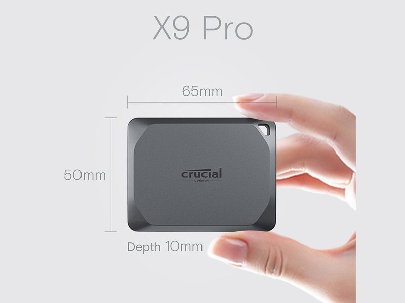 Crucial X9 Pro 2TB External Portable SSD - CT2000X9PROSSD9