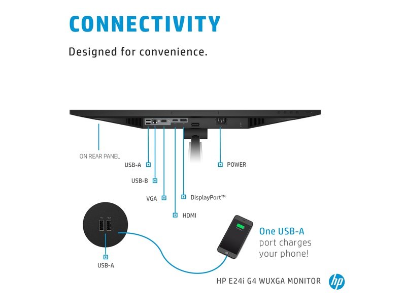 HP E24i G4 24" WUXGA IPS Anti-Glare Monitor