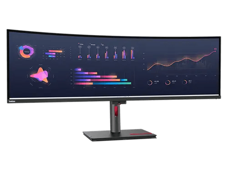 Lenovo 63DBRAR1AU ThinkVision P49w-30 49" Dual QHD 5K Curved Monitor