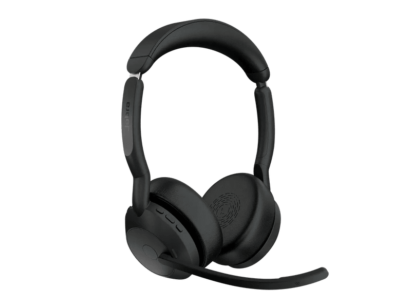 Jabra Evolve2 55 UC Stereo Bluetooth Headset USB + Charging Stand
