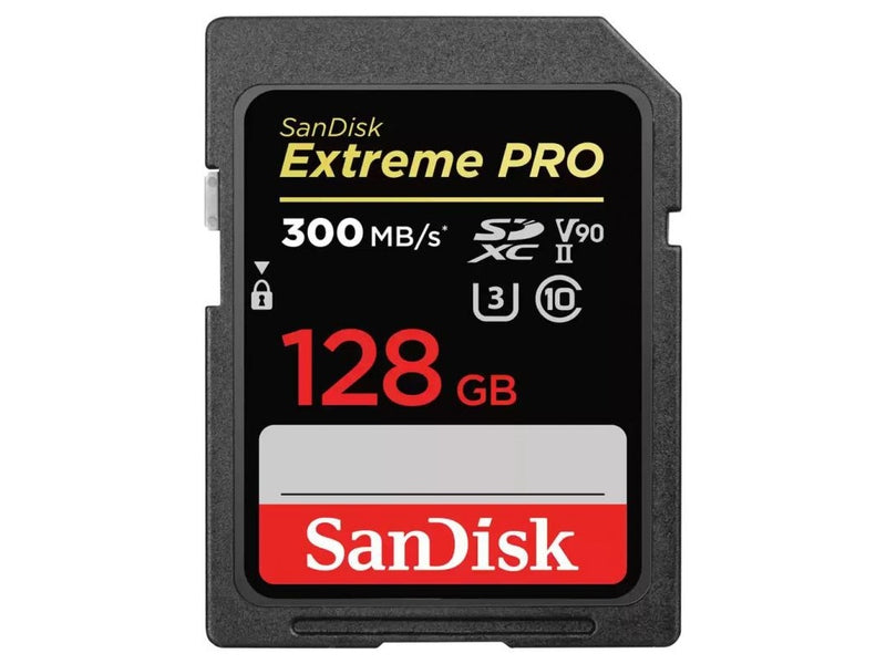 SanDisk SDSDXDK-128G-GN4IN 128GB Extreme PRO SDXC UHS-II Memory Card