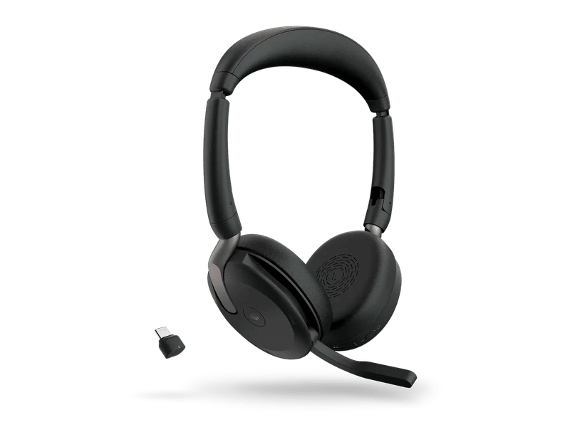 Jabra Evolve2 65 Flex MS Stereo Bluetooth Headset USB-C + Charging Stand