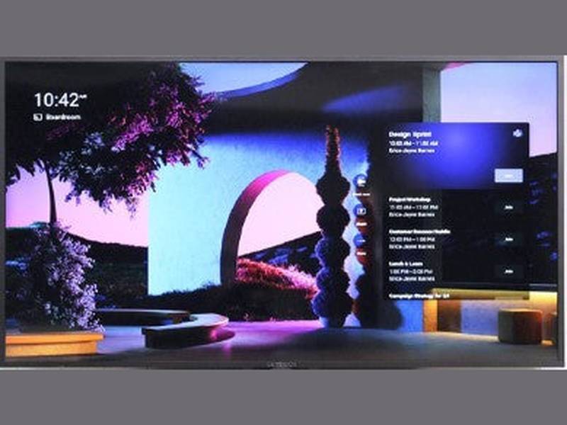 Commbox CBD75MR 75" 4K UHD 450 nit Premium Meeting Room Display Signage with Wall Bracket