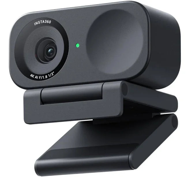 Insta360 Link 2C AI 4K Webcam, Pro Audio - Black