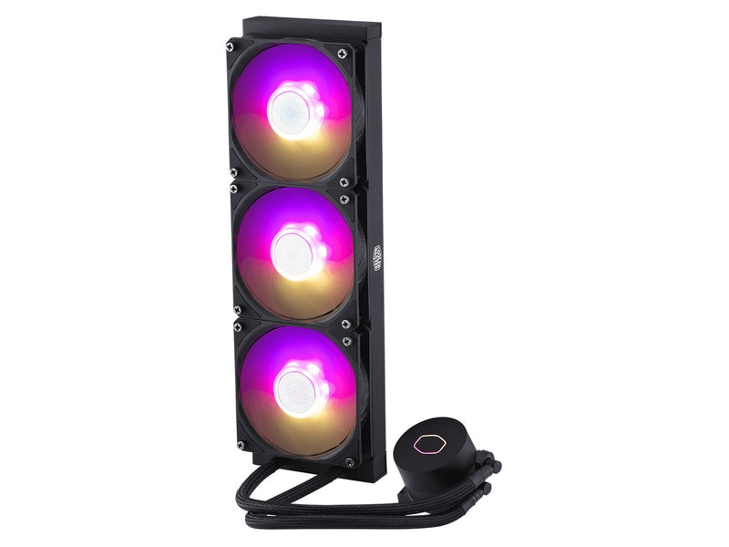 Cooler Master MasterLiquid ML360L ARGB V2, Triple 120mm ARGB Fans, 3rd Gen Dual Chamber Pump