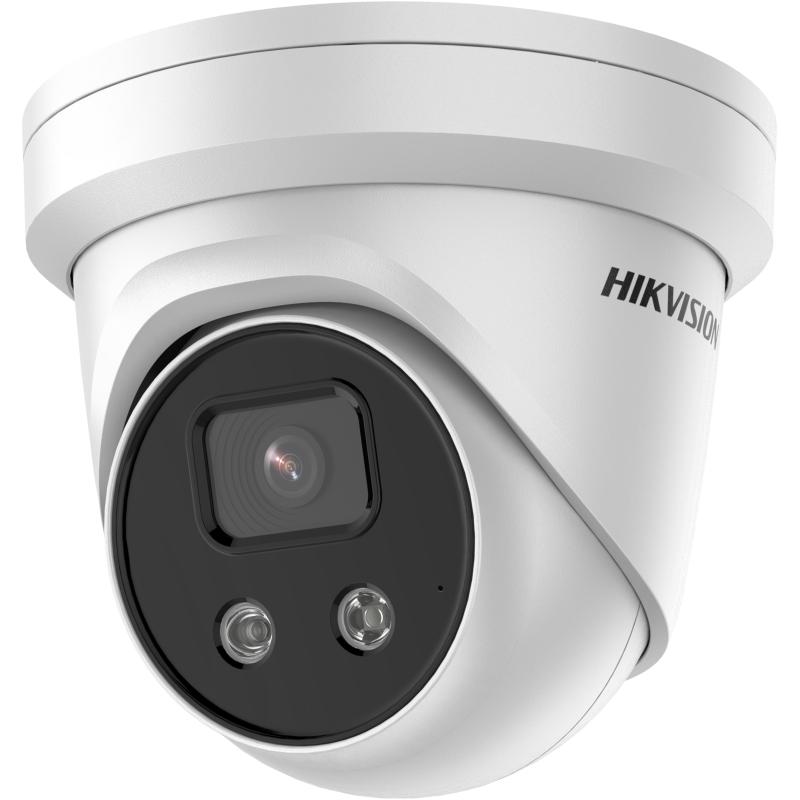 Hikvision Acusense 2CD2386G2-IU 8MP Turret Camera, Fixed 2.8mm, IR 30M, Mic, 3Yr