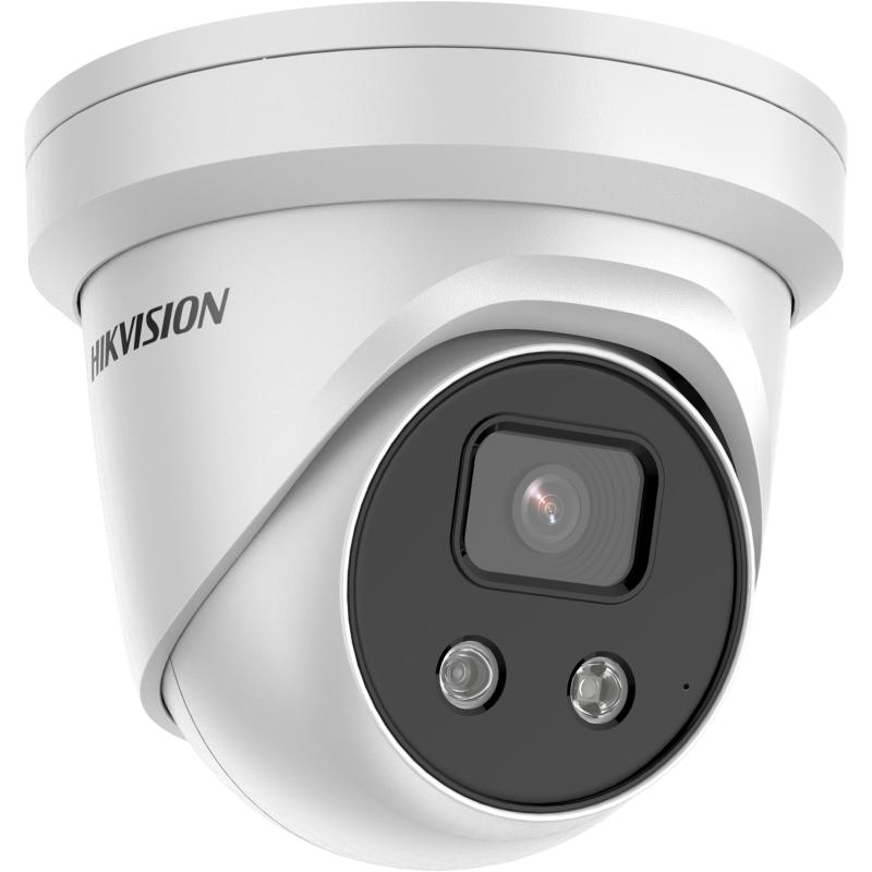 Hikvision Acusense 2CD2386G2-IU 8MP Turret Camera, Fixed 2.8mm, IR 30M, Mic, 3Yr