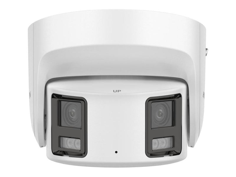 Hikvision ColorVu 2CD2387G2P-LSU-Sl 8MP Dual Lens Strobe Audio Turret, 4mm, IR 30M,Mic, 3Yr