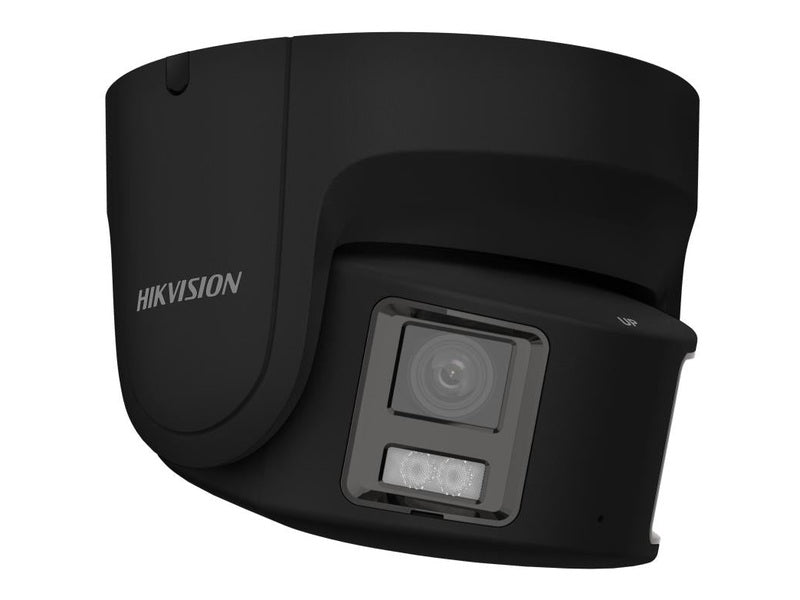 Hikvision ColorVu 2CD2387G2P-LSU-Sl 8MP Dual Lens Strobe Audio Turret,Black, 4mm,Mic, 3Yr