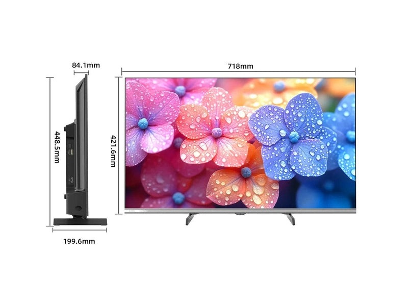 CHiQ L32M9P 32" Portable Google TV HD 200nit DLED Smart Google TV, HDR10/HLG, Dolby DAP/DBX, 200x200 VESA 3 Year Warranty