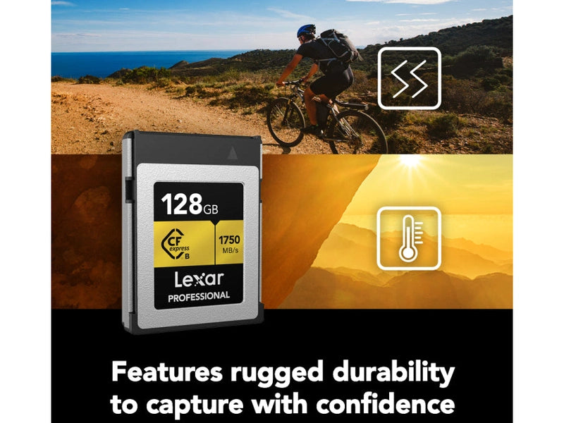 Lexar Professional Cfexpress Type B gold series 128GB
