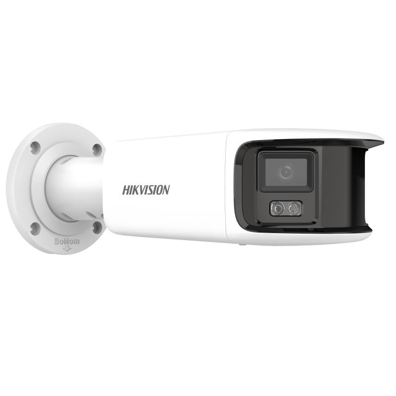 Hikvision ColorVu 2CD2T87G2P-LSU-Sl 8MP Dual Lens Strobe Audio Bullet, 4mm,Mic, 3Yr