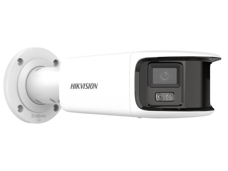 Hikvision ColorVu 2CD2T87G2P-LSU-Sl 8MP Dual Lens Strobe Audio Bullet, 4mm,Mic, 3Yr