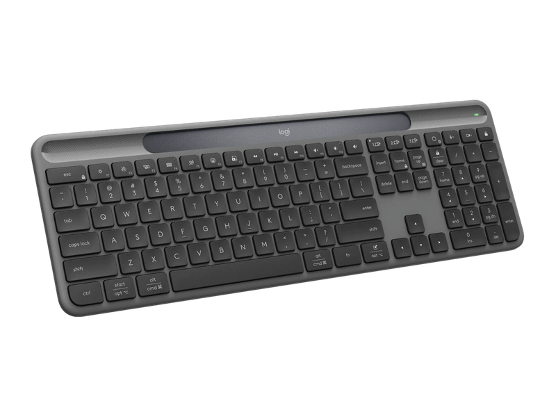 Logitech K980 Slim Solar+ Wireless Keyboard, Graphite