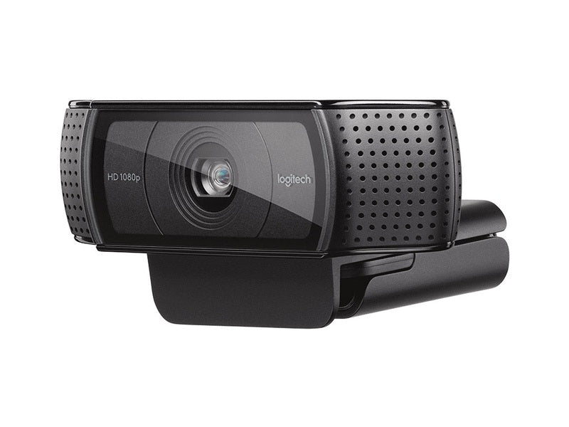 Logitech C920e Business Webcam for Pro Quality Meetings Brown box