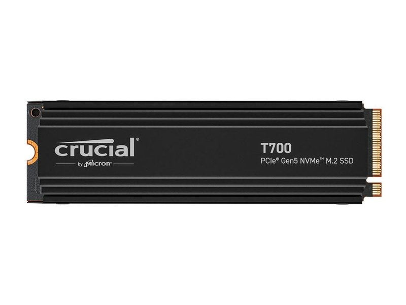 Crucial T700 1TB PCIe Gen5 NVMe SSD with Heatsink