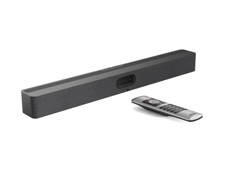 Yealink A50-010 All-in-One Collaboration Bar, VCR11 Remote Control, PSU, Wall-Mount Bracket, Large Room