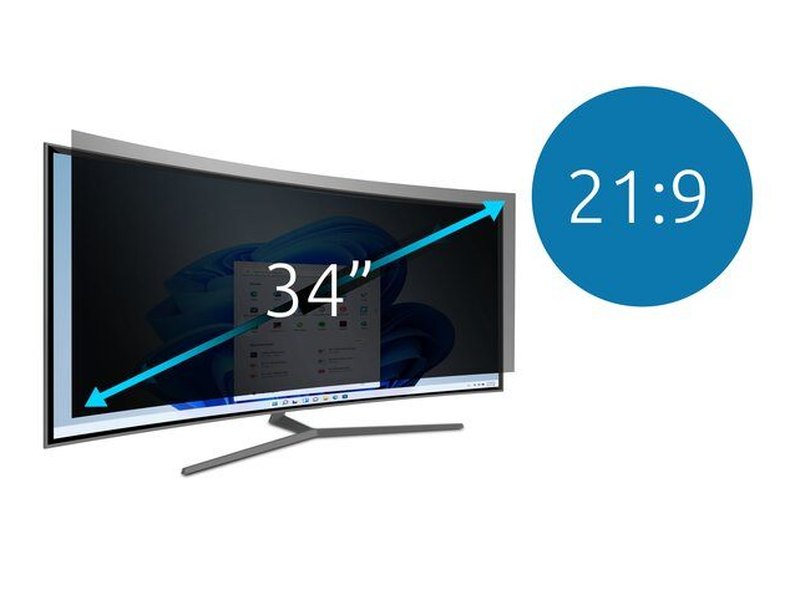 Kensington 627208 Privacy filter - 2-way removable for 34" curved monitors 21:9