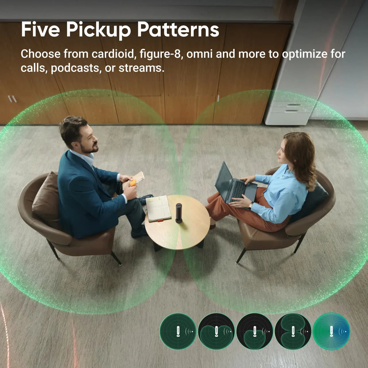 Insta360 Wave Professional Speakerphone with AI Recording Suite