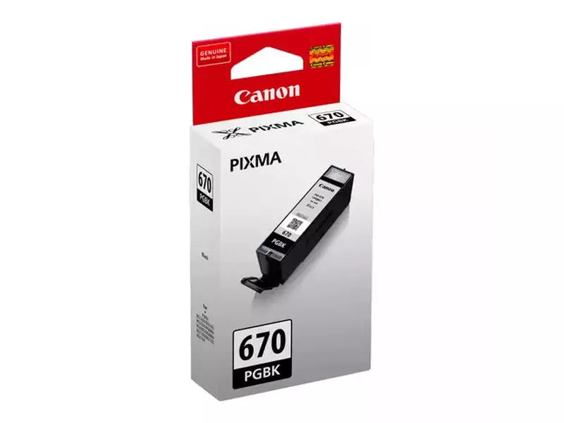 Canon PGI-670BK Original Inkjet Ink Cartridge - Pigment Black Pack - Inkjet