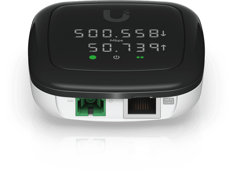 Ubiquiti UFiber Nano GPON Gigabit Passive Optical Network Unit,Max Power 7W, 24V Passive PoE, Wall-Mountable