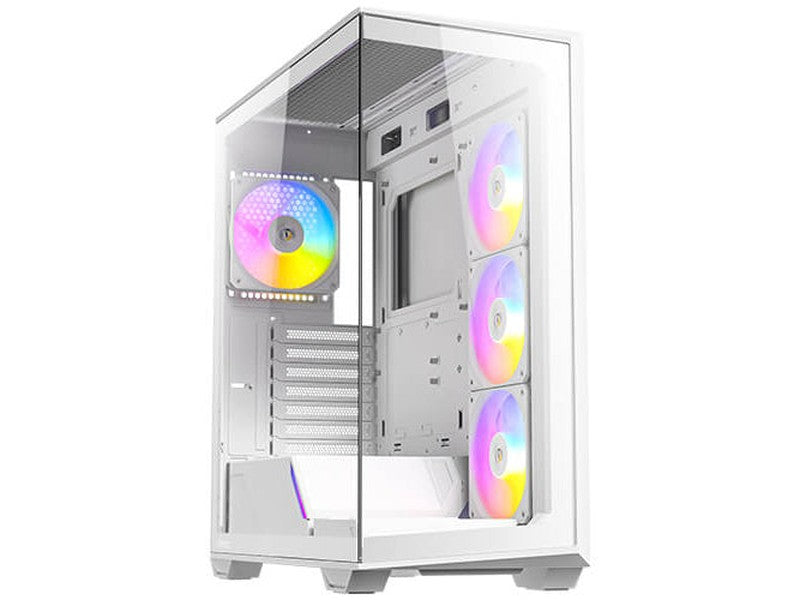 Antec C3 ARGB White Constellation Series Mid Tower ATX Case, NO PSU