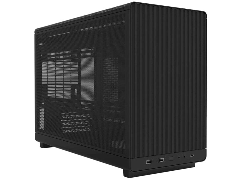 Lian Li DAN-A3 Black Micro ATX Case, Steel Mesh Side Panel, No PSU