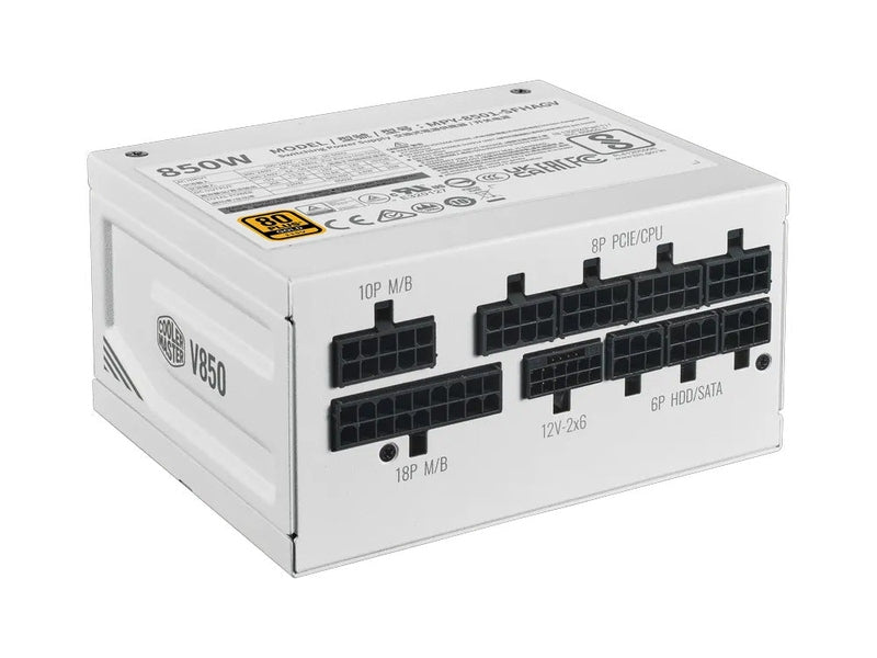 Cooler Master V SFX Gold 850W, White Edition, ATX 3.1, Full Modular, 80+ Gold Certified