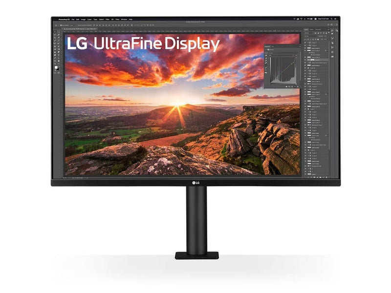 LG UltraFine 32UN880K-B 31.5" 4K UHD HDR10 DCI-P3 95% IPS Monitor with USB-C