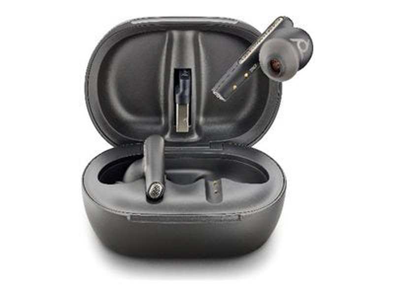 Poly Voyager Free 60+ MS Wireless Touchscreen ANC Earbuds + USB-A Dongle