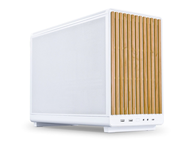Lian Li DAN-A3 White Beech Wood Edition Micro ATX Case, NO PSU