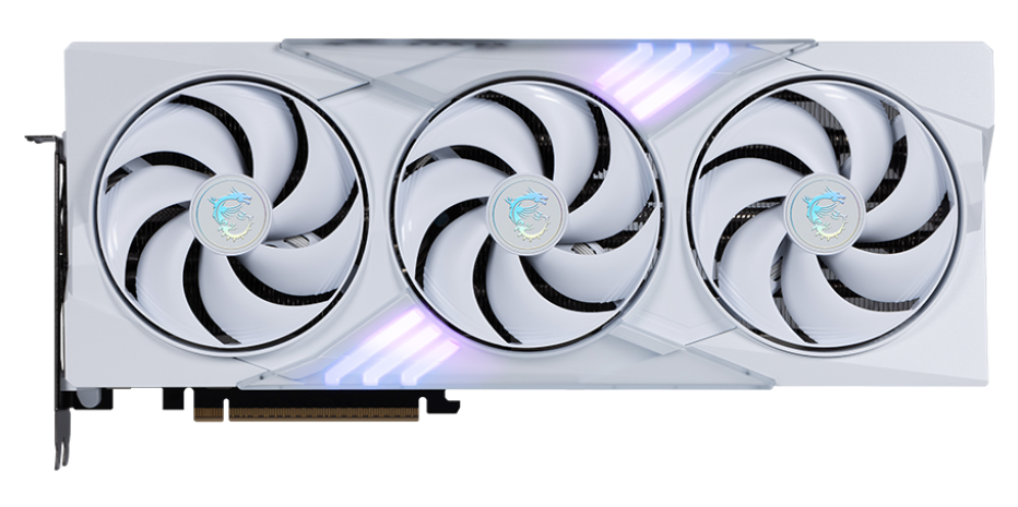 MSI GeForce RTX 5080 16GB GDDR7 GAMING TRIO OC WHITE Graphics Card
