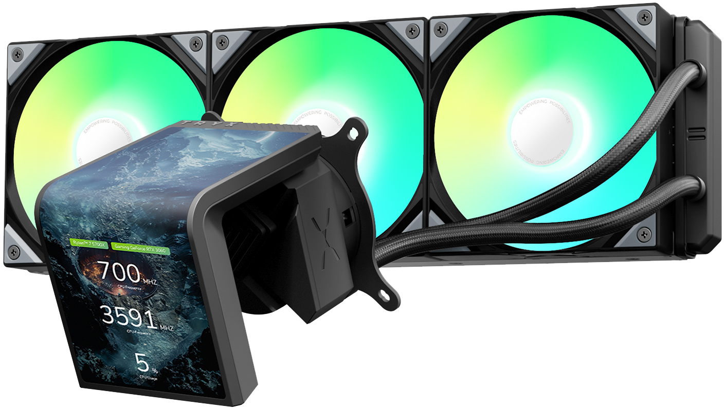 TRYX PANORAMA SE 360 ARGB Black AIO Liquid CPU Cooler