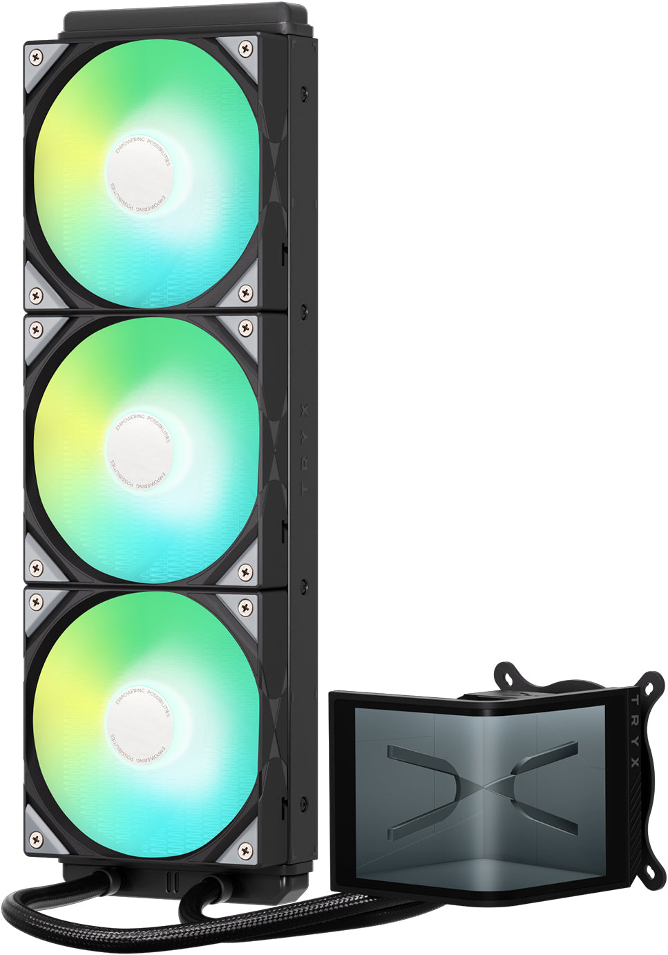 TRYX PANORAMA SE 360 ARGB Black AIO Liquid CPU Cooler