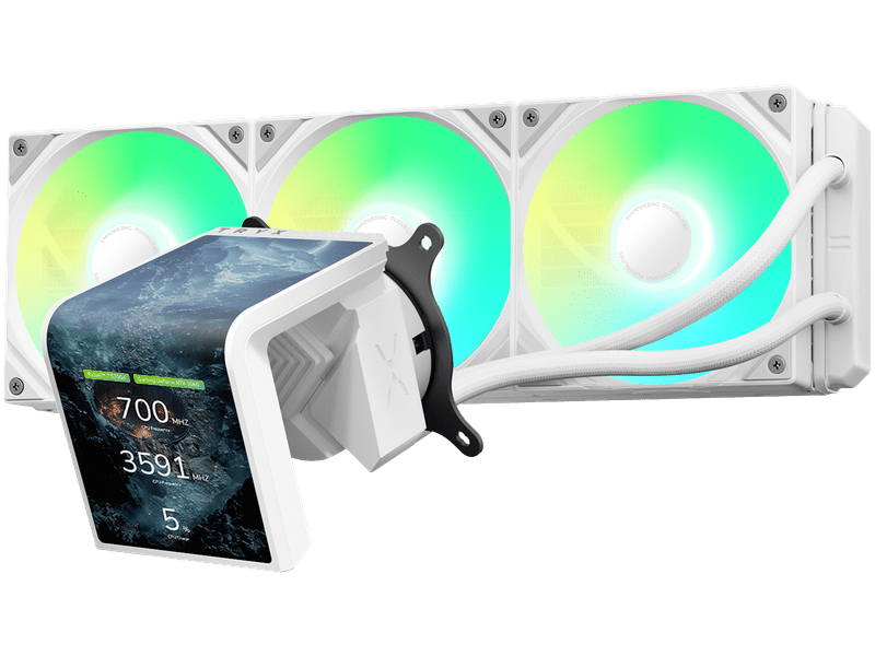 TRYX PANORAMA SE 360 ARGB White AIO Liquid CPU Cooler