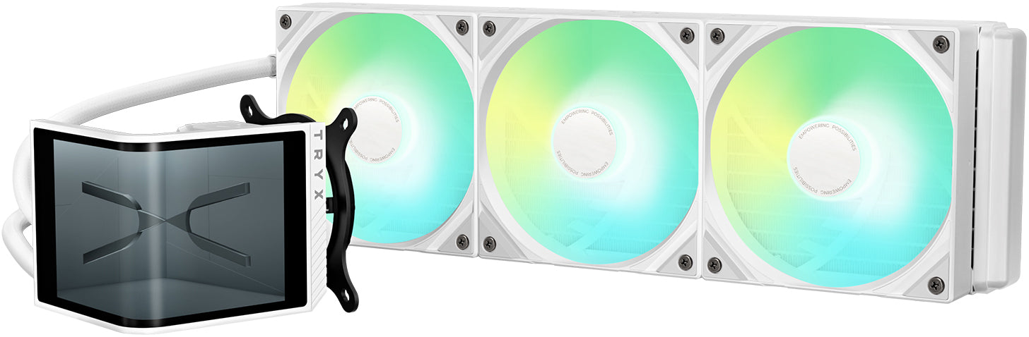 TRYX PANORAMA SE 360 ARGB White AIO Liquid CPU Cooler