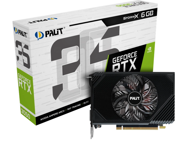 PALIT GeForce RTX3050 STORMX 6GB GDDR6 Graphic Card