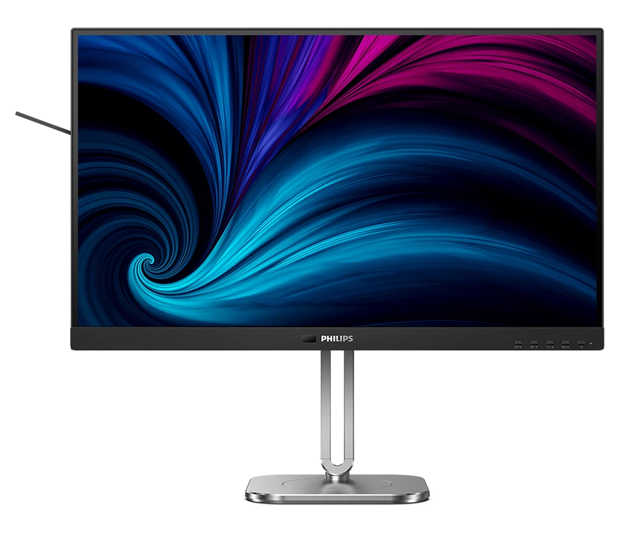 Philips 27" QHD IPS Business Monitor, 120HzUSB-C, Speaker, Height, Pivot, Swivel, Tilt, 4YR Wty