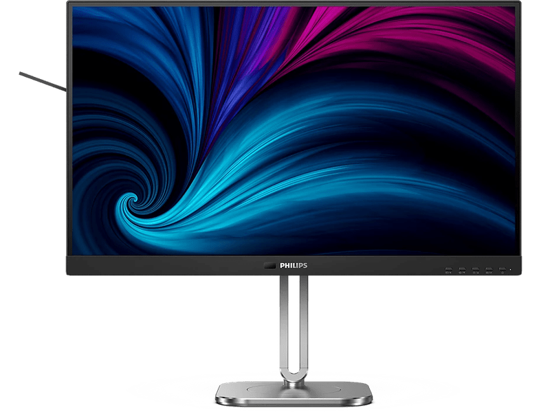 Philips 27" QHD IPS Business Monitor, 120HzUSB-C, Speaker, Height, Pivot, Swivel, Tilt, 4YR Wty